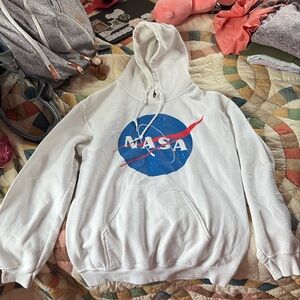 White nasa hoodie